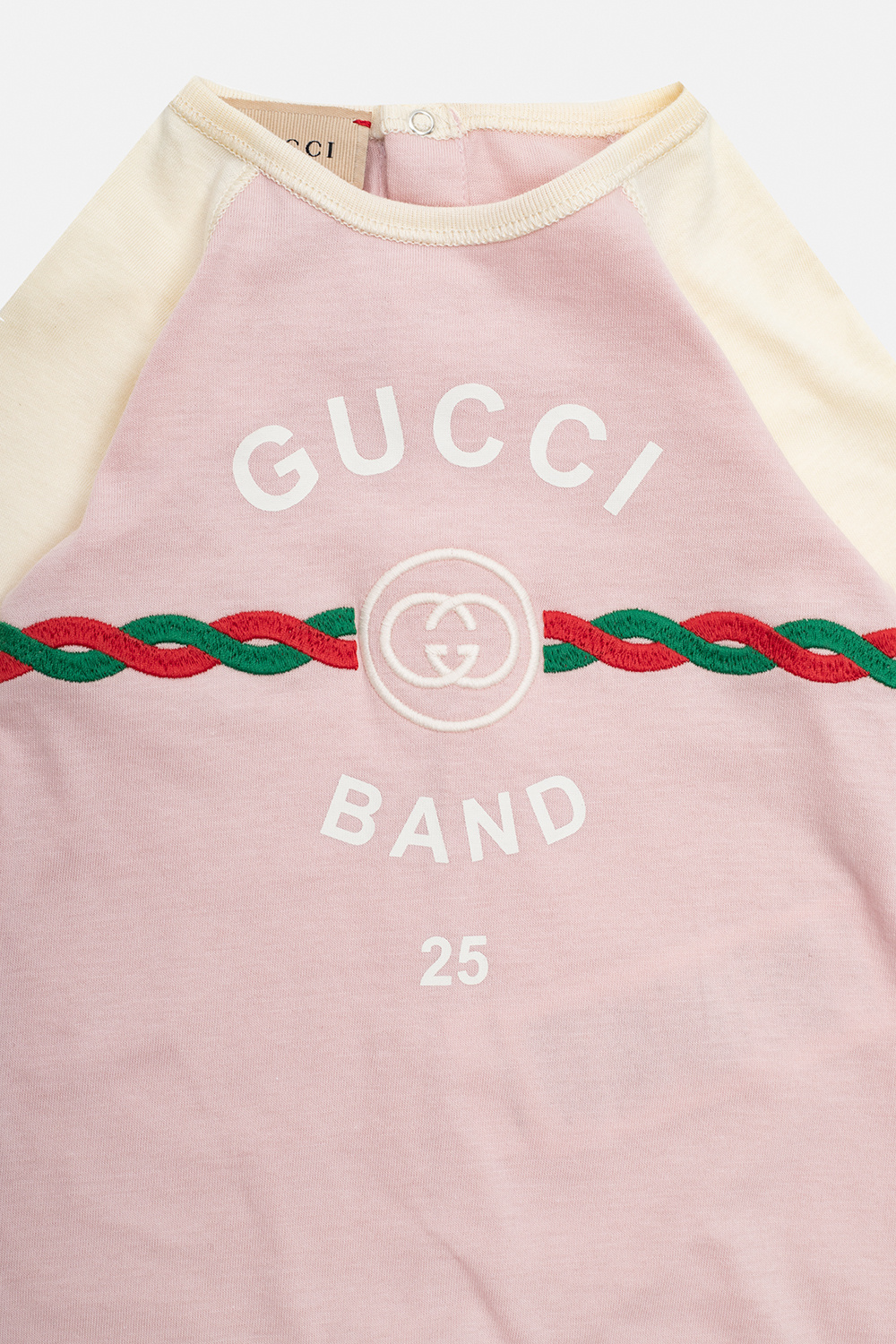 Pink Baby one-piece with logo Gucci Kids - Vitkac Germany
